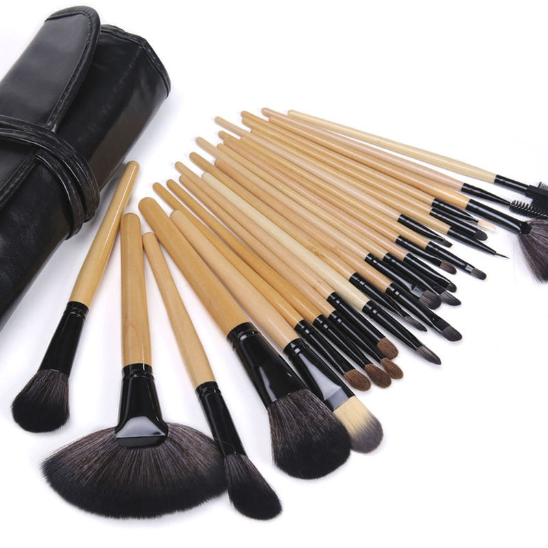 24 Peices Makeup Brushes Set - High Quality Makeup Brushes