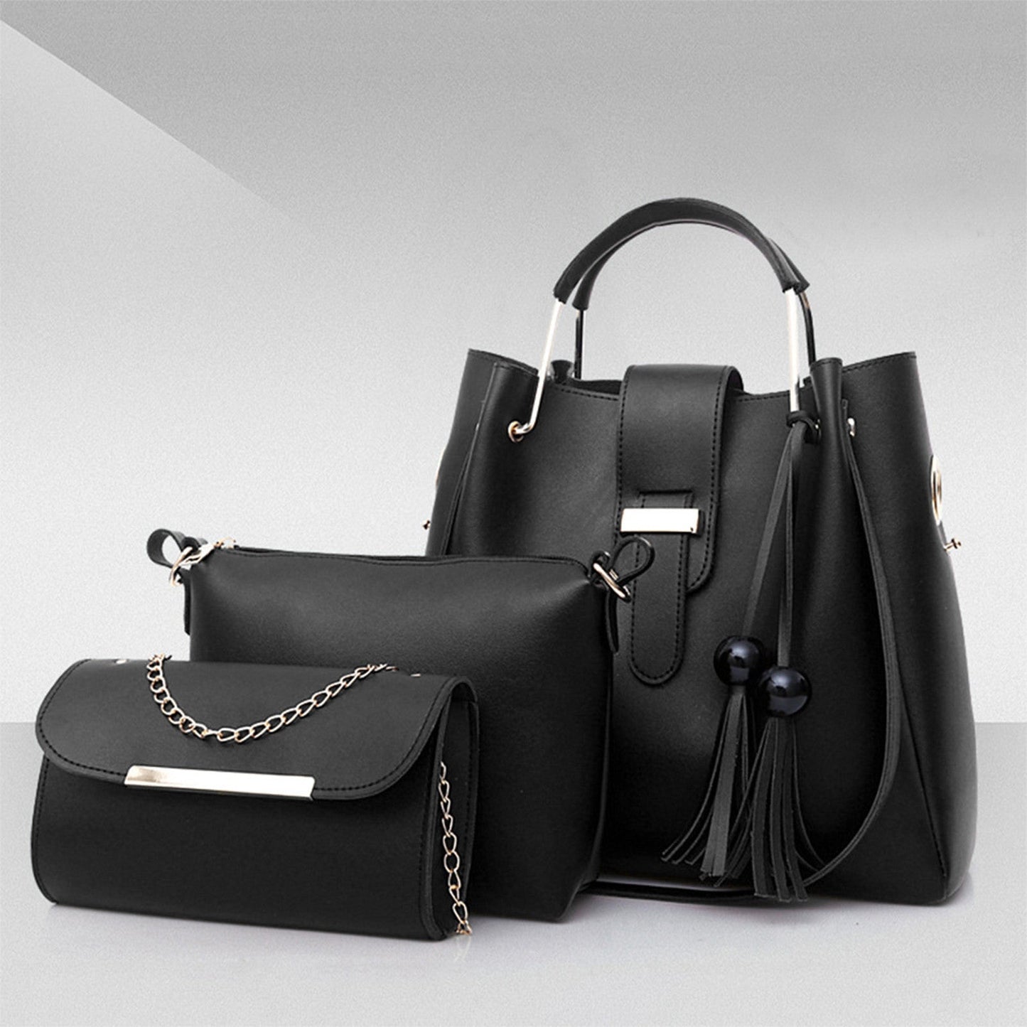 Luxury 3Pcs Leather HandBag - IMPORTED QUALITY