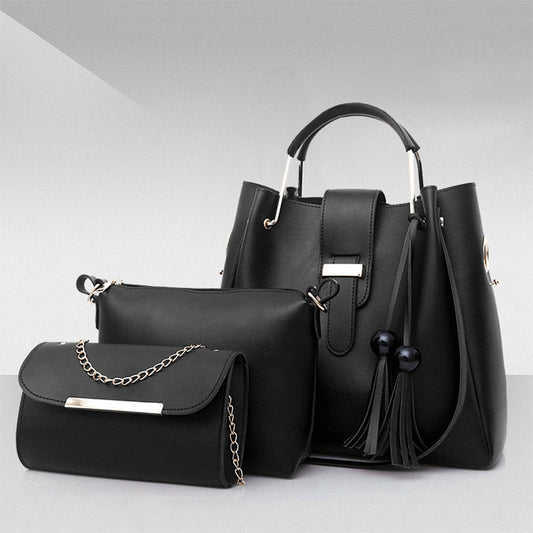 Luxury 3Pcs Leather HandBag - IMPORTED QUALITY