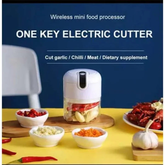 Mini Electric Food Chopper with One-Touch Operation