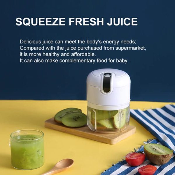 Mini Electric Food Chopper with One-Touch Operation